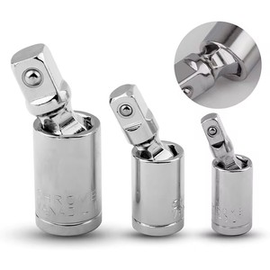 1/4&quot; 3/8&quot; 1/2&quot; Universal Joint Set 360&deg; Rotary Head Ratchet Angle Extension Bar <strong>Socket</strong> <strong>Adapter</strong> Bendable <strong>Adapter</strong> <strong>Socket</strong> Tools - Product Image 3