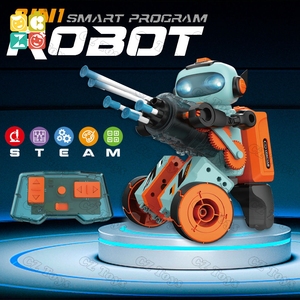 CZ buhar 3in1 elektronik yürüyüş akıllı Robot programlama kontrolü oyna futbol çekim kapmak RC Robot eğitim oyuncaklar birleştirin - Product Image 2