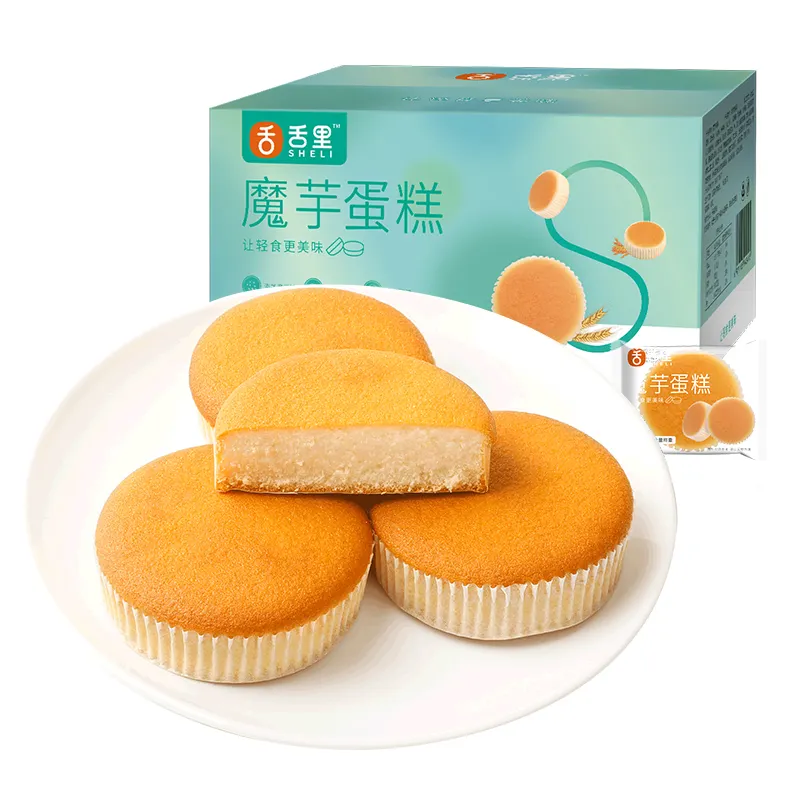 Sheli 300g saludable al por mayor chino konjac comida cero grasa 0 grasa konjac merienda pastel caja pastel