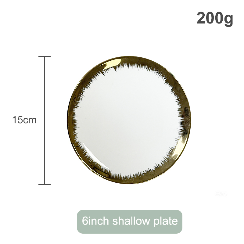 6 Inch shallow plate