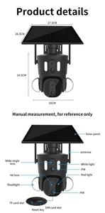 Werkseitig 4MP 6MP 8MP 4G WIFI IP-Netzwerk kamera Ptz Dual Lens Auto Tracking Home Security 10-fach Zoom Dual Lens Netzwerk kamera - Product Image 6