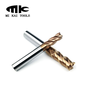 MK D4*50L Milling <strong>Tools</strong> <strong>CNC</strong> 2/4 Flutes Solid Carbide HRC55 <strong>Grinder</strong> END MILLS