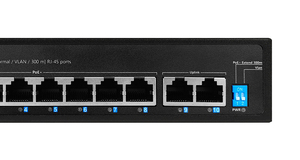 Sıcak satış 300 metre uzun mesafe yönetilmeyen 8 port 100Mbps PoE ağ anahtarı kablosuz erişim noktası ve PoE IP kamera için - Product Image 4