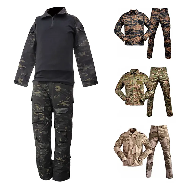 Sturdyarmor Custom Camouflage Uniform Frog Suit Long Sleeve Shirt Pants Camouflage Tactical Clothing for Women and Men