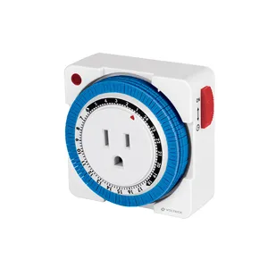 Master with 48 units Mini Analog <strong>Timer</strong> <strong>1</strong> event, 15 <strong>min</strong> intervals. - Product Image 1
