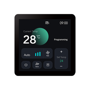 Touchscreen Color Display 4H/2C <strong>AHU</strong> Thermostat with Tuya WiFi, Smart HVAC <strong>Control</strong> for Air Handling Units - Product Image 3