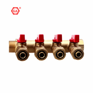 โรงงานขายส่ง GA-3815 ทองเหลืองท่อร่วมน้ํา 3/4 พร้อมระบบน้ํา 2 ทาง - 5 ทาง - Product Image 6
