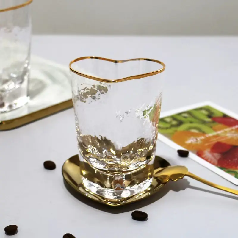 Tazza di vetro a parete singola della tazza di tè del caffè della mucca di sconto di prezzi diretti della fabbrica