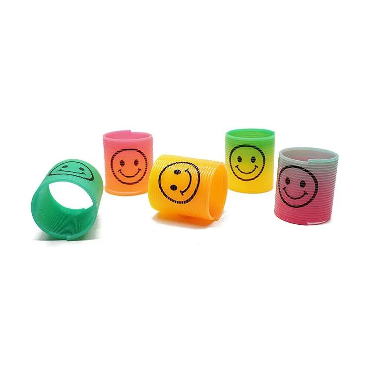 Cangurera mágica colorida de plástico para niños, juguete circular de arcoíris, venta al por mayor