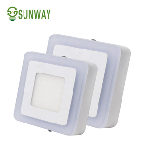 Iki renk iki renkli yüzeye monte 6w 9w 16w 24w çift renkli led panel ışığı - Product Image 2