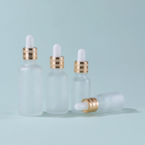 <strong>Empty</strong> Cuticle Oil Body Oil Container <strong>5ml</strong> <strong>10ml</strong> 15ml <strong>20ml</strong> <strong>30ml</strong> 50ml 100ml Frosted Glass Serum Dropper <strong>Bottle</strong> With Golden Sand Top - Product Image 4