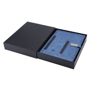 <strong>Note</strong> Book Gift Set Diary Custom Printed Pages Smart Journal Planner Wireless Charging Power Bank A5 PU Leather Custom Packing - Product Image 4