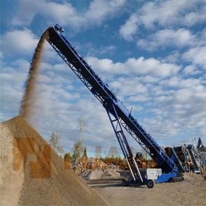 Cinta transportadora de grano móvil telescópica inteligente, alimentador de tolva de gran tamaño para manejo de Material a granel, tipo de canal de orugas - Product Image 2