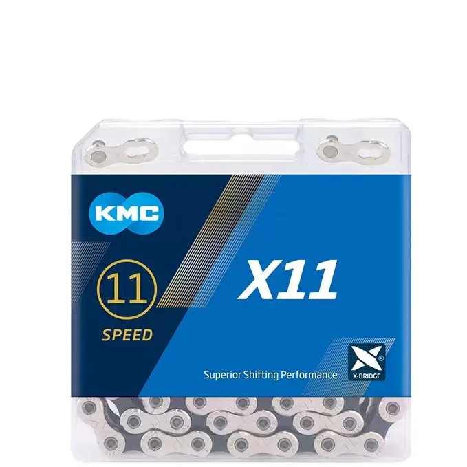 KMC X11 Chain จักรยานเสือภูเขา 11 สปีด โซ่พับถนนพร้อมหัวเข็มขัดวิเศษ