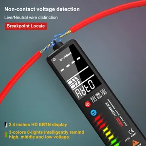 ADMS1 Digital multimeter Berührungs loses Live-Voltmeter NCV-Durchgangs tester Verdrahtung anzeige LCD-Anzeige Spannungs messungen - Product Image 3