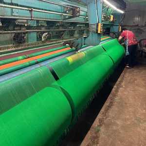 High Quality HDPE+UV Stabilized Green <strong>Round</strong> Wire Shade <strong>Net</strong> for Scaffold Construction Custom Cutting Processed - Product Image 6
