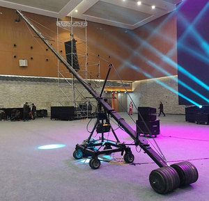 Système de grue à tête néerlandaise Jimmy Jib professionnel de 40 pieds avec support de moniteur HDMI - Product Image 6