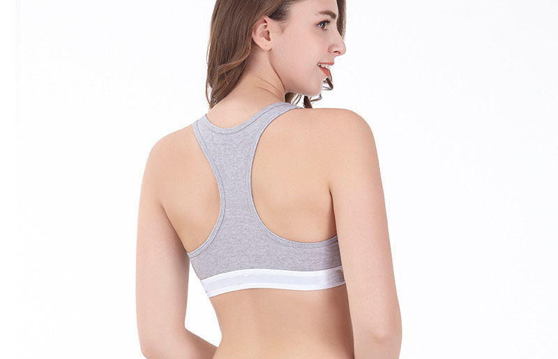 Grey bra--sports bra thong set