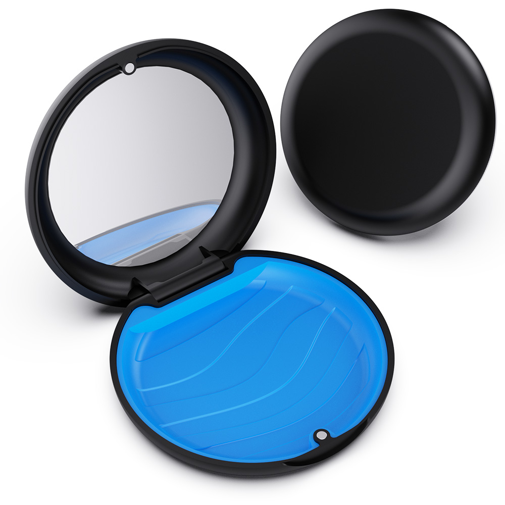 Black with mirror