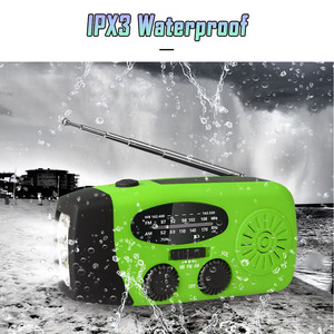 Bộ Dụng Cụ Sinh Tồn Động Đất Tốt Nhất Đèn Năng Lượng Mặt Trời Quay Tay Mini Với Đài Phát Thanh Thời Tiết Khẩn Cấp - Product Image 5