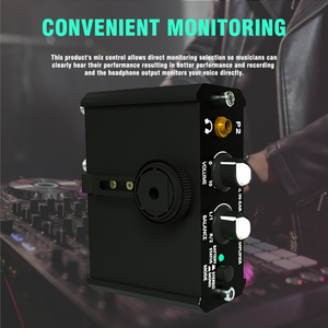 GAX-P2 2-way <strong>Headphone</strong> Amplifier for Drummer Instruments, Professional Audio Interface Performance Distributor - Product Image 6
