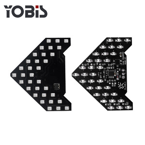 Yobis แผงลูกศรไฟ LED 33 SMD,สัญญาณไฟเลี้ยวสำหรับติดกระจกข้างรถยนต์ไฟแสดงสถานะติดแต่งรถมุมมองด้านหลัง Led - Product Image 1