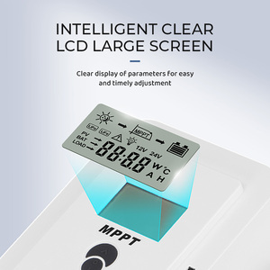 20A MPPT regolatore di carica solare Display LCD Controller di illuminazione per sistemi di energia solare PWM tipo RoHS certificato 30A/40A/50A - Product Image 5