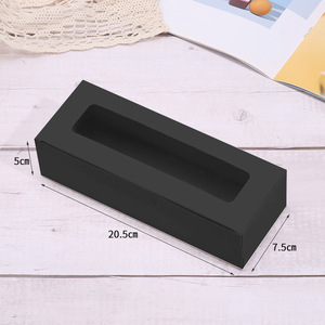 IMEE <strong>Rectangle</strong> Bakery Pastry Eclair Donut Mini Cake Pie Slice Dessert Treat <strong>Box</strong> Packaging <strong>Box</strong> with Clear <strong>Display</strong> <strong>Window</strong> - Product Image 6