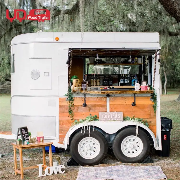 Carro de flores personalizado para comida, camión, remolques de comida de boda, cocina móvil, café, Bar, remolque de caballo, a la venta, EE. UU.
