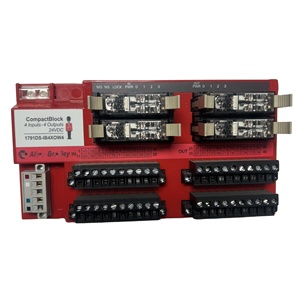 1791DS-IB4XOW4 Safety <strong>Input</strong> <strong>Output</strong> Module 4 <strong>Inputs</strong> 4 <strong>Outputs</strong> for Industrial Control PLC Dedicated Controllers Programming New - Product Image 1
