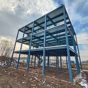 Modern çelik çerçeve evler hafif çelik Villa Metal ev Barndominium restoran mağazası prefabrik Metal yapı evleri