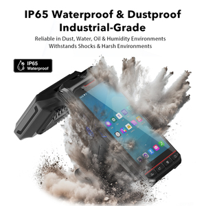 Portable Bluetooth Handheld <strong>RFID</strong> <strong>Reader</strong> 1D/2D Barcode NFC High Speed Multi <strong>Tag</strong> Scanning 4.65dBi Handheld Wireless <strong>RFID</strong> <strong>Reader</strong>