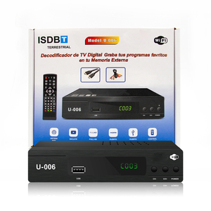 ISDB-T Digital Receiver Modulator Isdb t Tv <strong>Decoder</strong> 1080P Full HD MPEG4 H264 Set Top Box - Product Image 4