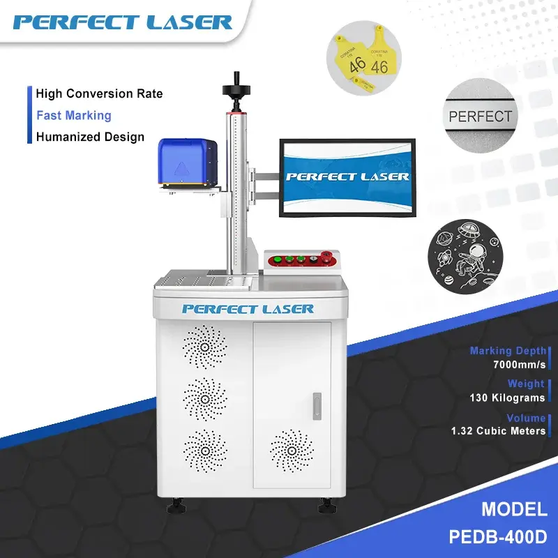 Láser perfecto portátil 20W 30W 50W Raycus MAX fibra de metal CO2 UV láser Lazer marcado grabado marcadores máquinas grabador de Metal