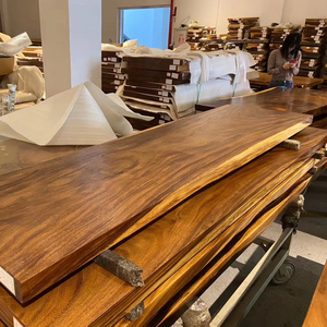 Cạnh Không Đều Của Nam Mỹ Walnut Bảng Cạnh Tự Nhiên Rắn Gỗ Phiến Bàn Ăn Cà Phê - Product Image 2