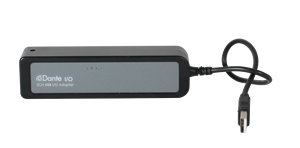 Аудиоинтерфейс DU22 Dante USB с RJ45 и USB Type-A, питание от постоянного тока 5 В, задержка 1-5 мс для цифровых аудиосистем