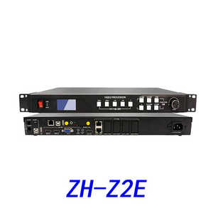 适用于室内外显示屏的发光二极管全彩视频处理器Zh-z8e 8网络端口单屏处理器 - Product Image 3