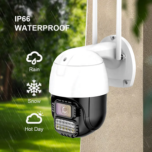 2023 Hot Two Way Audio PTZ WIFI Camera Long Range Outdoor Dome Camara Icsee Security IP Camera Motion Detection CCTV Camera - Product Image 4