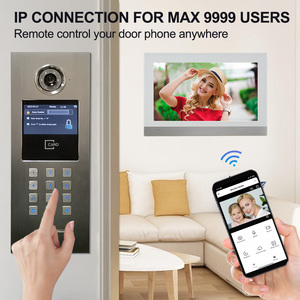 Supporto multifunzione 9999 utenti sistema interfono di sicurezza interfono per videocitofono IP Smart Home di grandi edifici per la costruzione