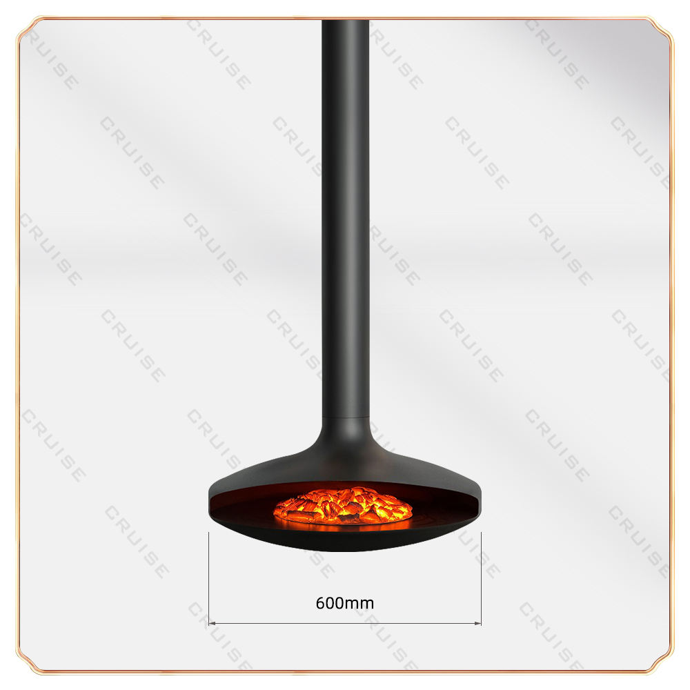 UFO-chimenea electrónica-600mm