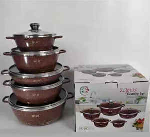 Fabrika doğrudan 10 adet set Pot Set asya Zen Panelas TENCERE SETİ - Product Image 2
