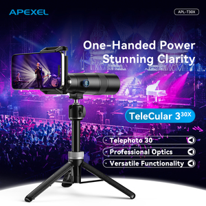 Telephoto telefoto Lens monoküler HD 30X teleskop cep telefonu Zoom 4K kamera Lens kiti ile Tripod standı konser spor oyunu için - Product Image 2
