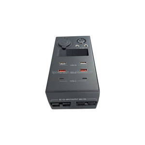 Licitti bateria externa de carro, bateria multifuncional 10a cig soquete pd 45w saída de plugue elétrico <span class=keywords><strong>usb</strong></span>