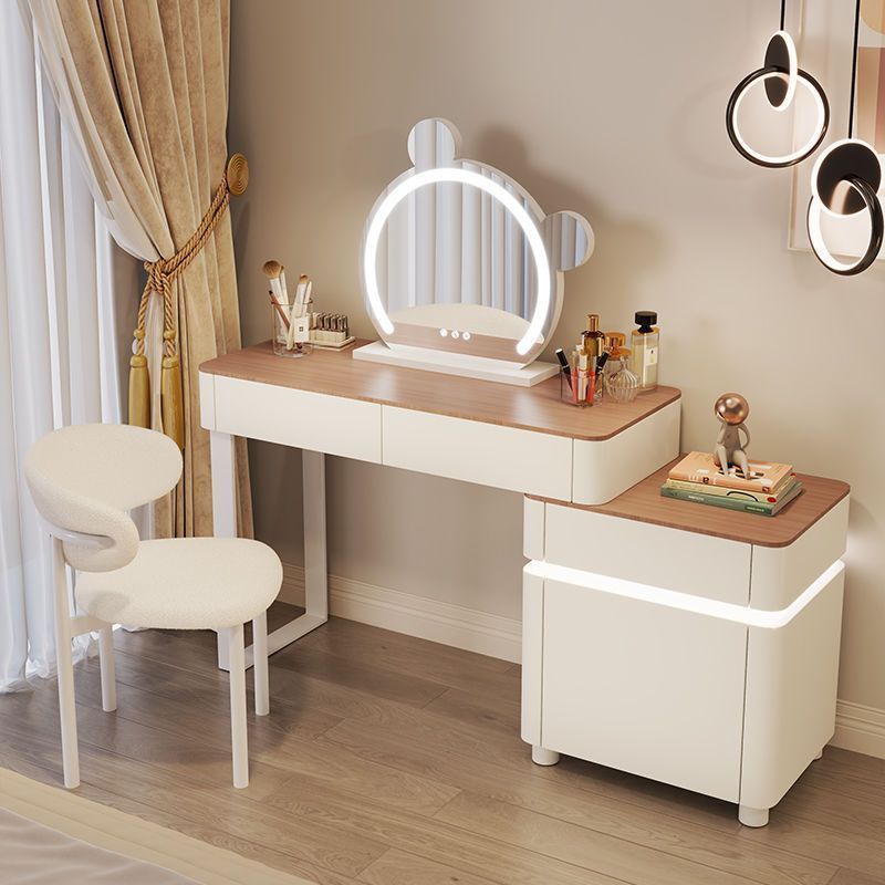 Tabouret en forme de croissant de miroir Smart Panda de 101,3 cm