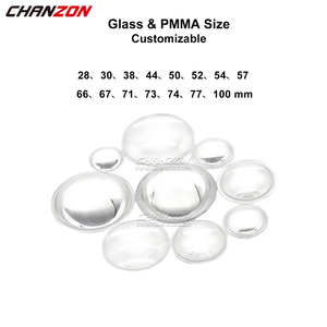 Customizable 44mm 57mm 77mm 100mm <strong>LED</strong> Chip Lens PMMA Glass Optical Reflector Collimator 30 60 90 120 Degree for High Power Cob - Product Image 3