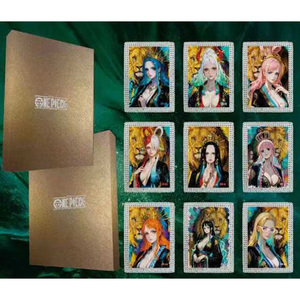 การ์ดโลหะขายส่ง GP ชุดการ์ดเกม ONE PIECE กล่องอะคริลิคน่ารัก ฟิกเกอร์อนิเมะ การ์ต้าส์อนิเมะ ลูฟี่ โซโล ซันจิ นามิ - Product Image 2