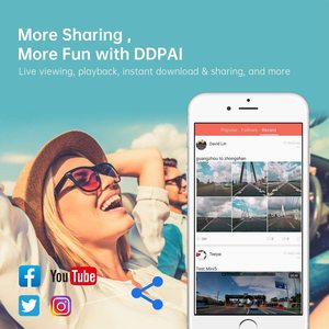 DDPai MOLA E3 Dash kamera 1440P wifi araba dvr'ı kamera kaydedici akıllı bağlan HD GPS gizli araç sürücü Dashcam - Product Image 3