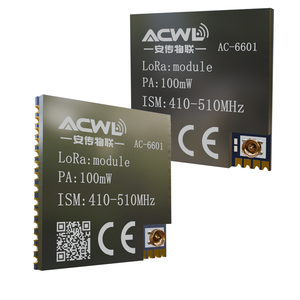 Módulo inalámbrico de espectro ensanchado de baja potencia AC6601 _ 100mW Módulo de red de topología de estrella de micropotencia de largo alcance LoRaGFSK inalámbrico - Product Image 1