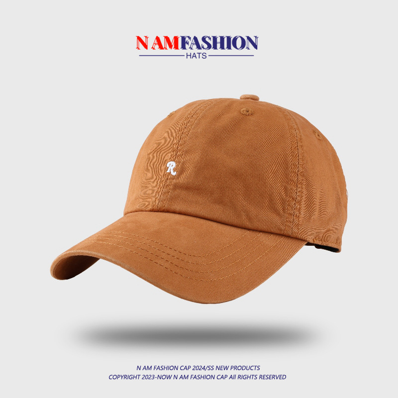 Mini letter r baseball cap orange