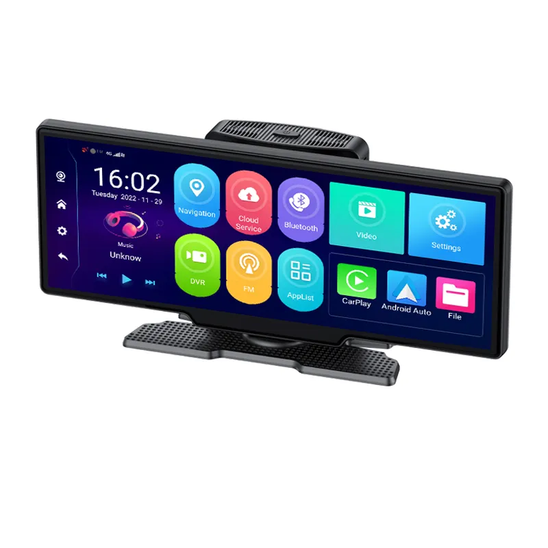 Rétroviseur DVR de voiture 10.26 P 1080 pouces, caméra enregistreur de vision nocturne, caméra de tableau de bord, application de contrôle à distance, Auto ADAS GPS 4G